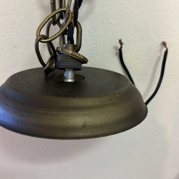 Chandelier Brass with Crystals - Picture 3 of 12